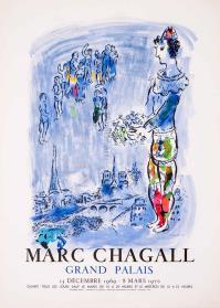 Marc CHAGALL, Le magicien du Paris. Gran Palais. Paris.