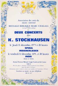 Marc CHAGALL, Posters for various Concerts