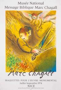 Marc CHAGALL, Message Biblique. L’ange du jugement . Musee National. Nice.