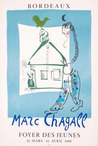 Marc CHAGALL, La maison de mon village. Foyer des Jeunes. Bourdeaux