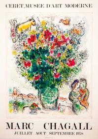 Marc CHAGALL, Bouquet floral. Musee d’Art Moderne. Ceret.