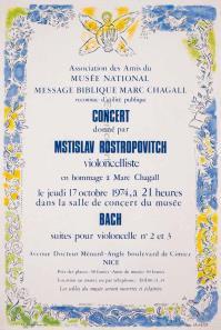 Marc CHAGALL, Posters for various Concerts