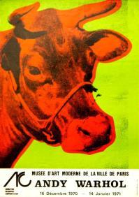 Andy WARHOL, Cow . Musee dÁrt Moderne Paris