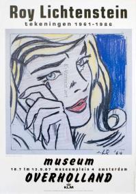 Roy LICHTENSTEIN, Craying Girl Overholland