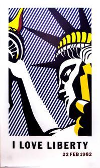 Roy LICHTENSTEIN, I love Liberty