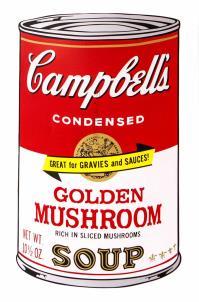 Andy WARHOL, Campbell´s Soup golden Mushroom